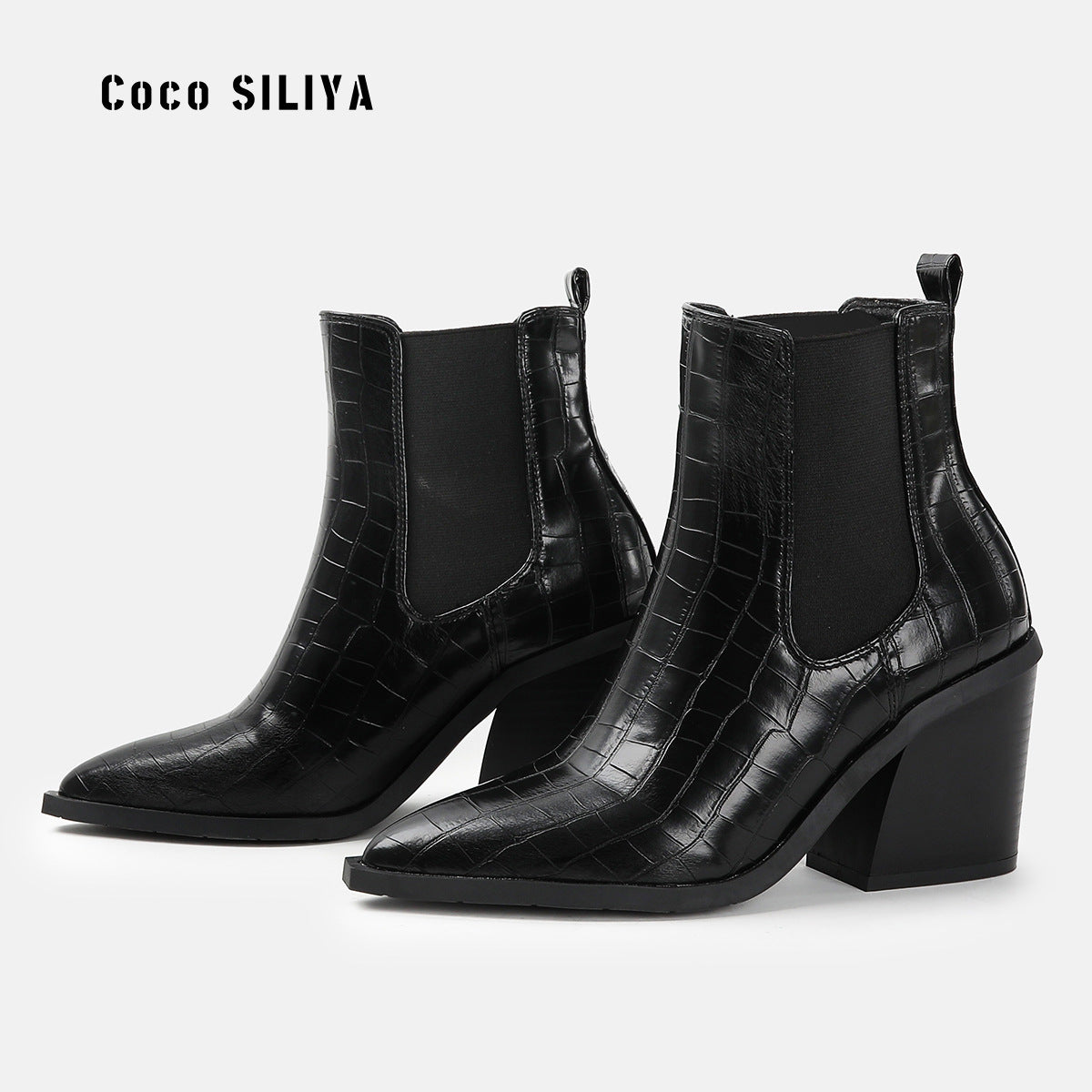 High Heel Chelsea Boots