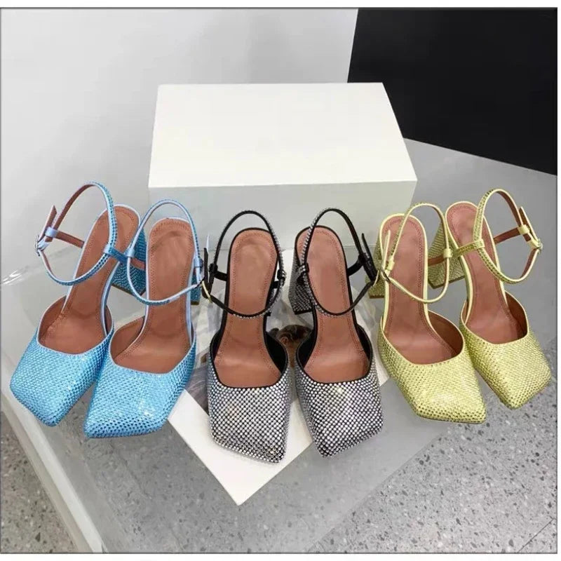 Rhinestone Mary Jane Sandals