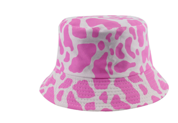 Reversible Cow Pattern Bucket Hat