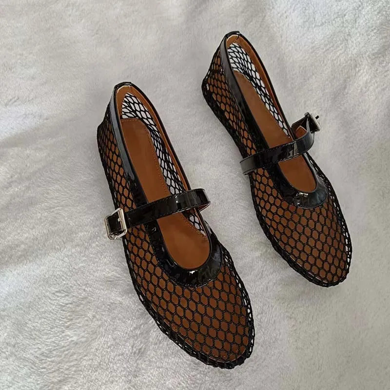 Mesh Ballet Pumps