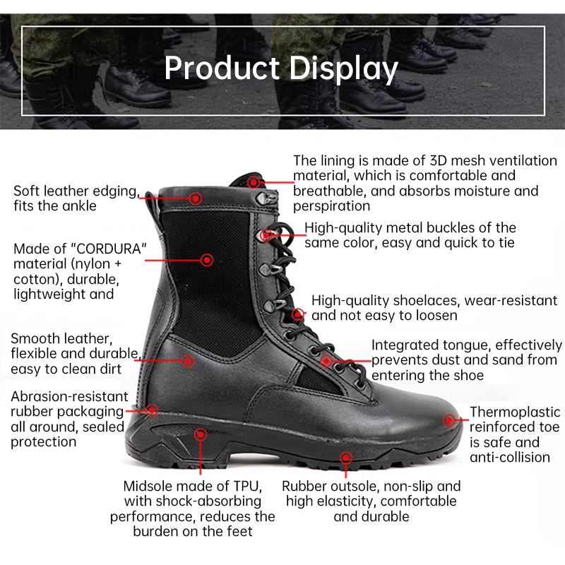 Russian Military Combat Boots