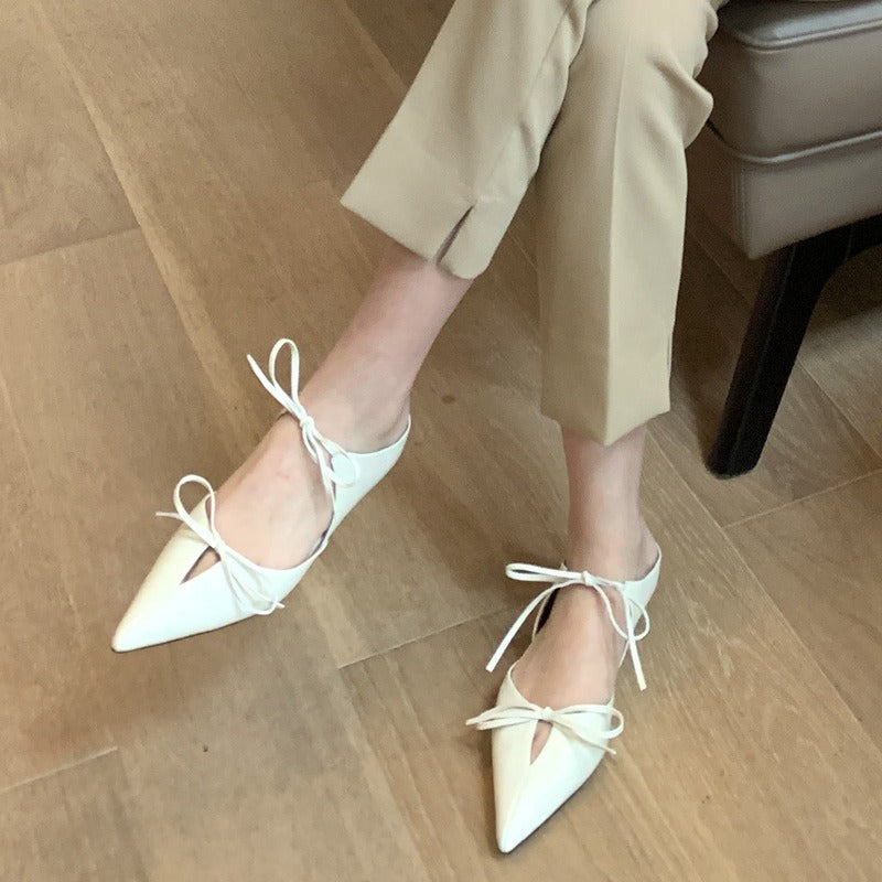 Bow Kitten Heels