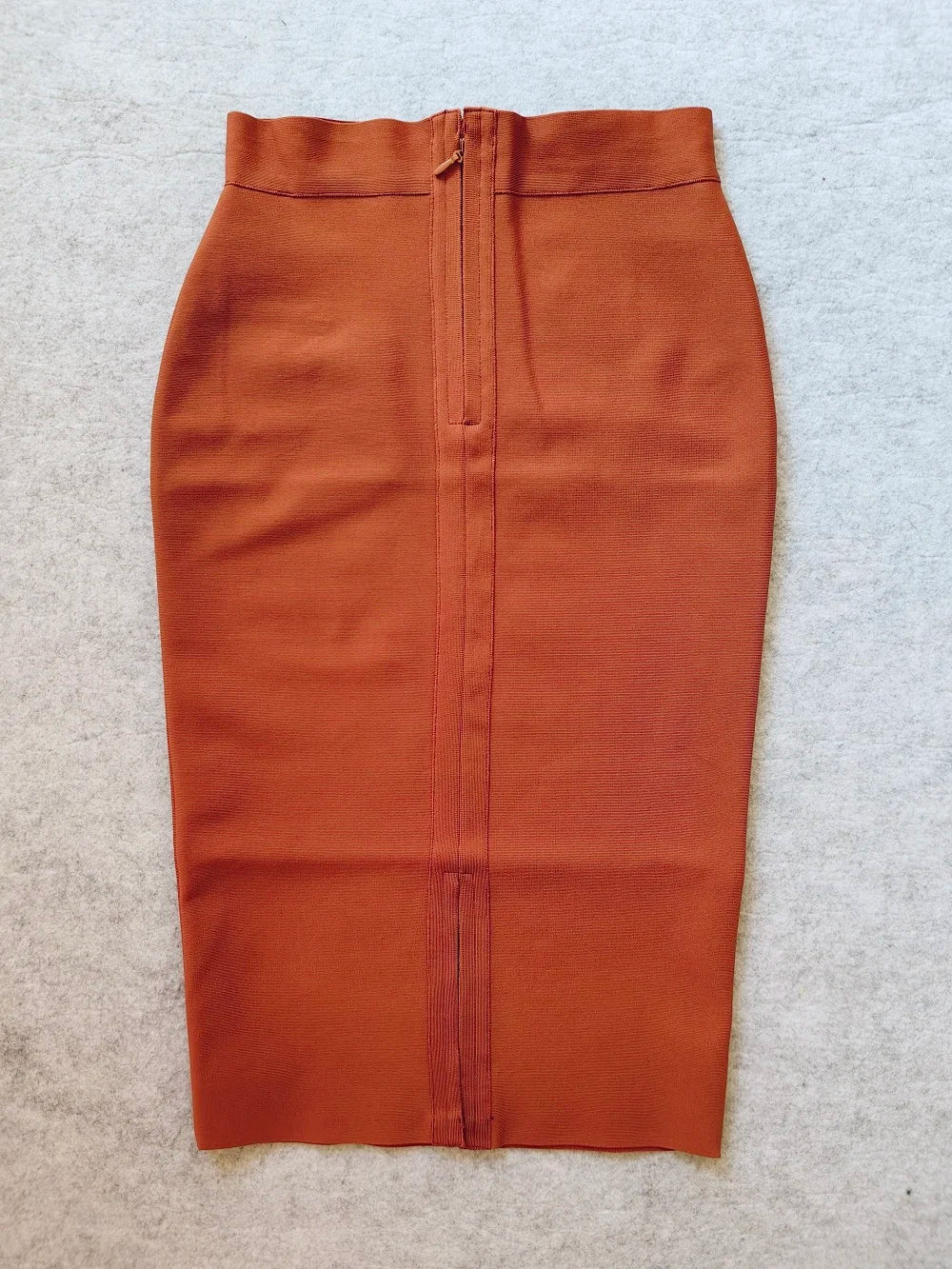 Open Fork Bandage Midi Skirt