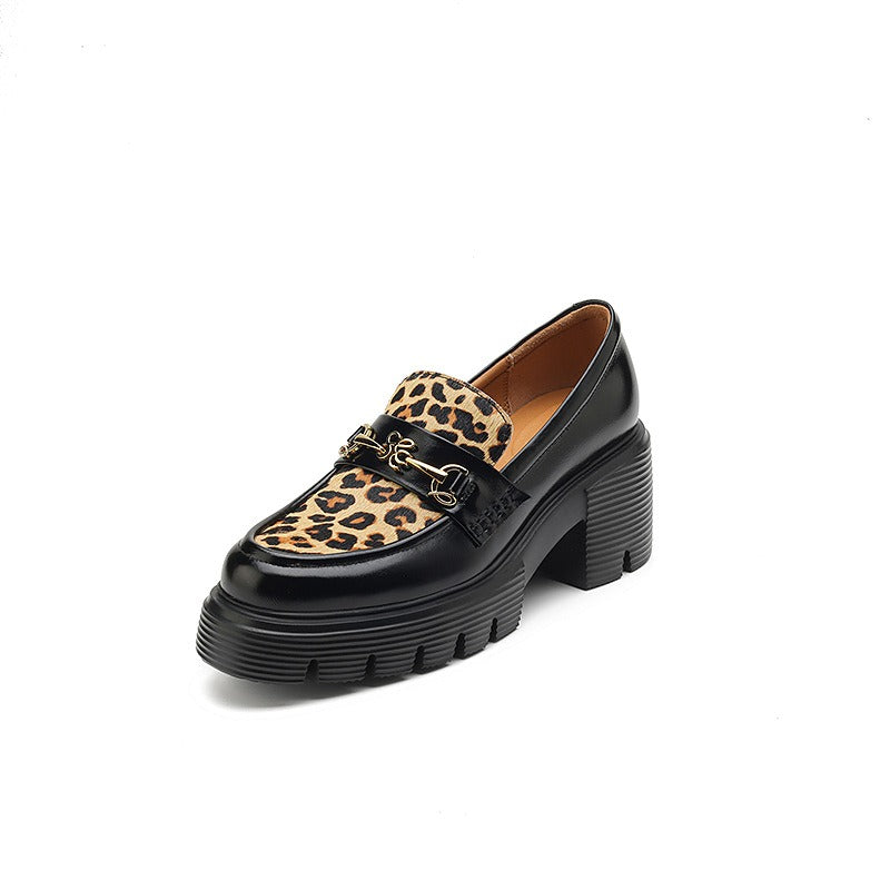 Leopard Print Loafers