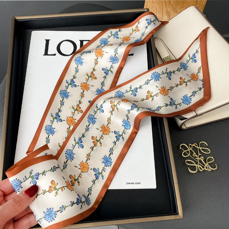 Floral Silk Scarf