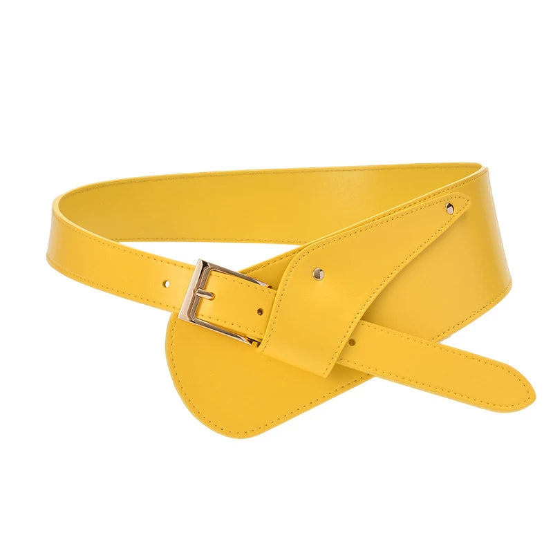 Wide Fashion Leather Belt
