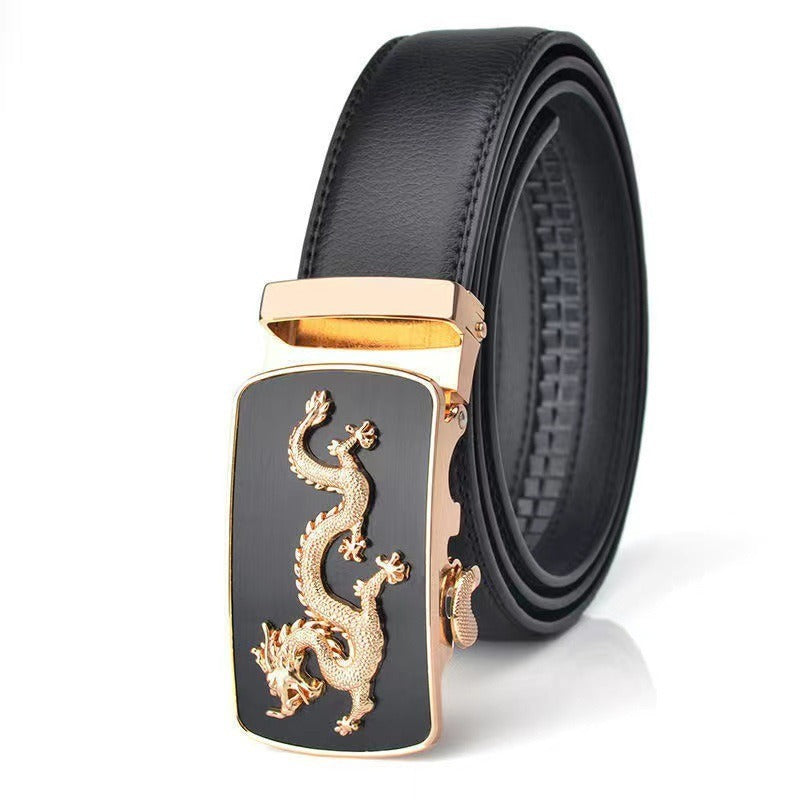 Automatic Buckle Leather Belt