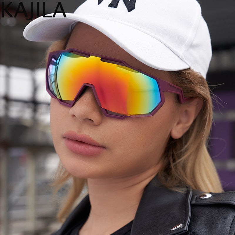 Oversized Shield Sunglasses