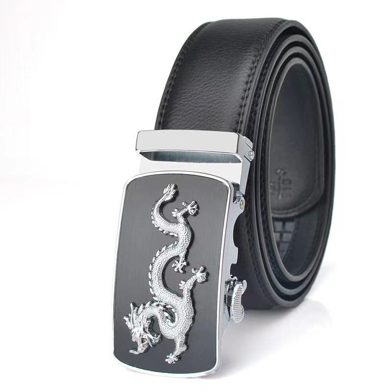 Automatic Buckle Leather Belt