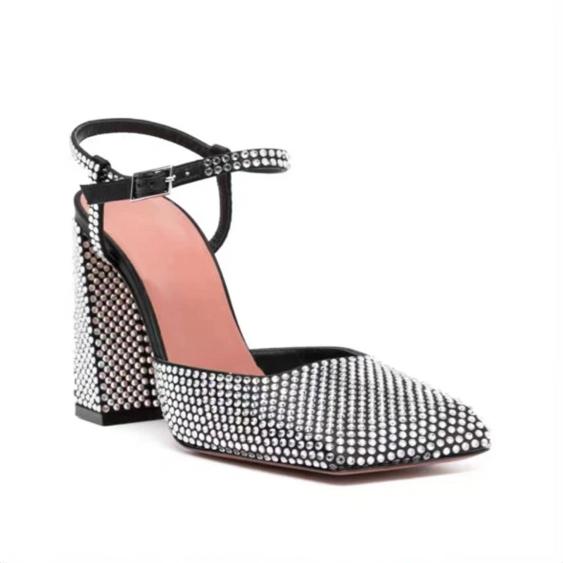 Rhinestone Mary Jane Sandals