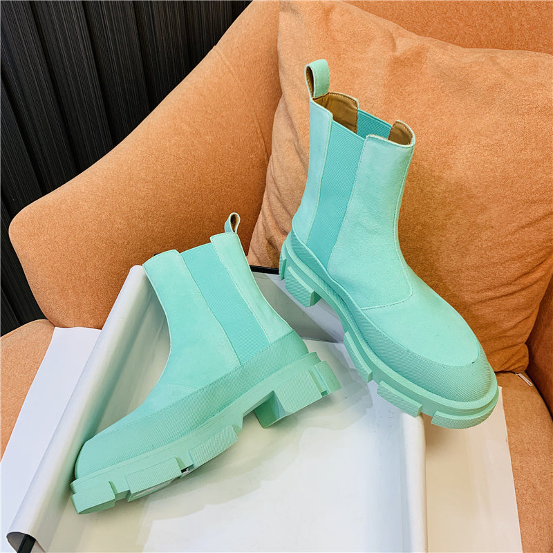 Thick Sole Chelsea Boots