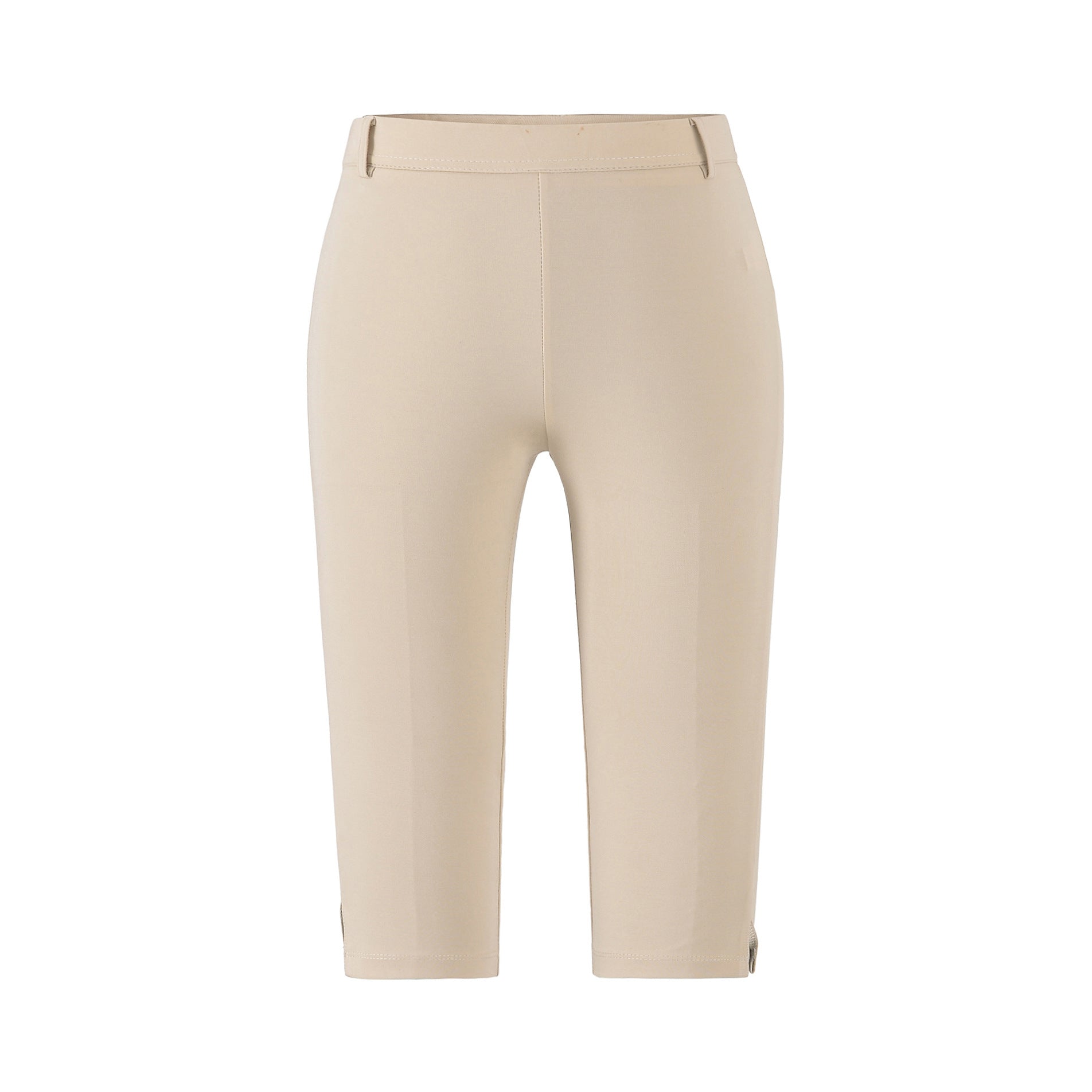 Elastic Cropped Pants