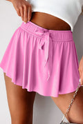 Drawstring Active Skort