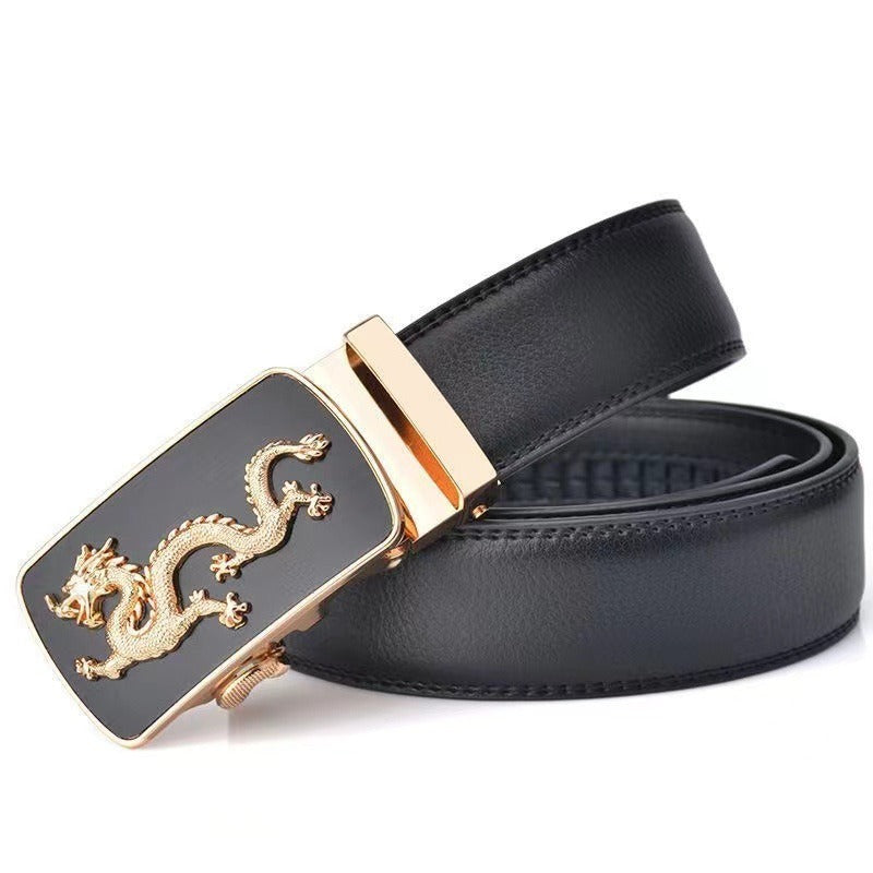 Automatic Buckle Leather Belt