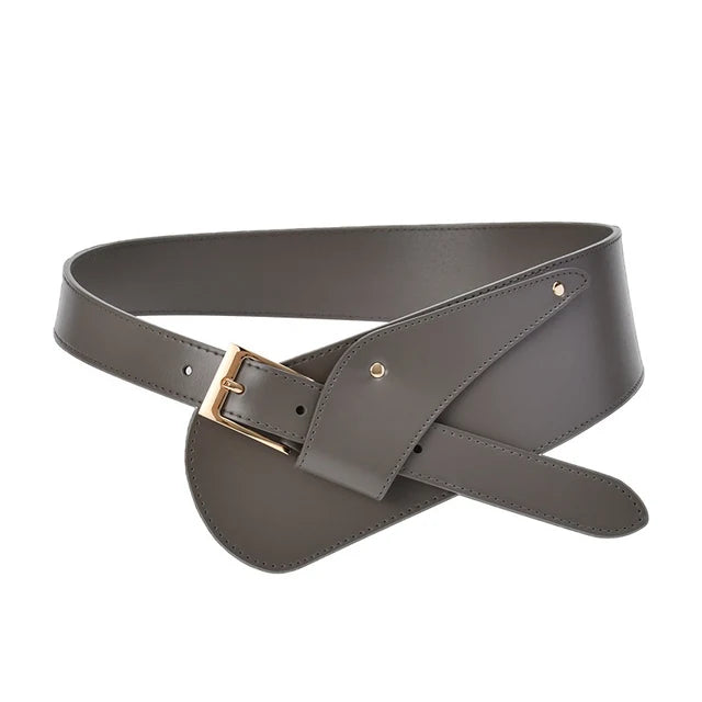 Wide Fashion Leather Belt