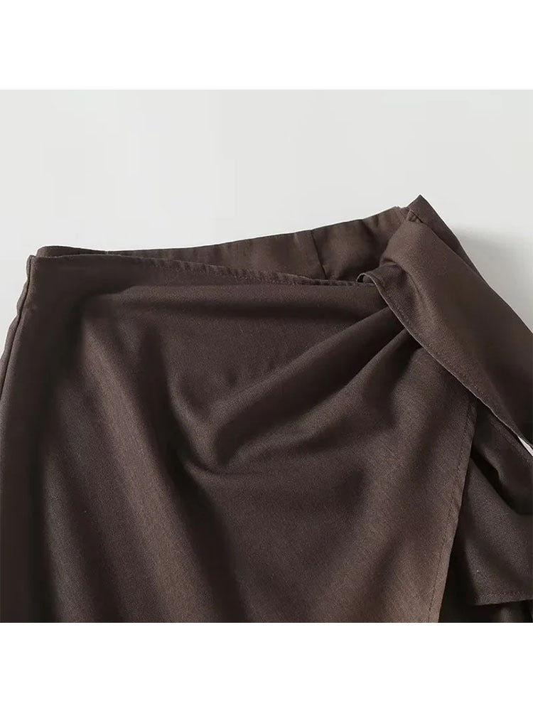 Boho Knotted Long Skirt