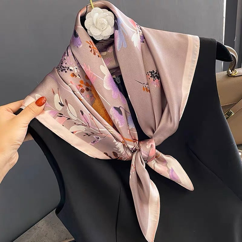 Printed Silk Beach Shawl
