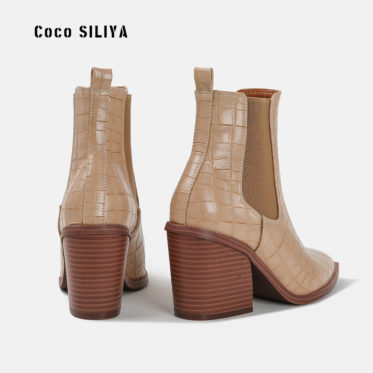 High Heel Chelsea Boots