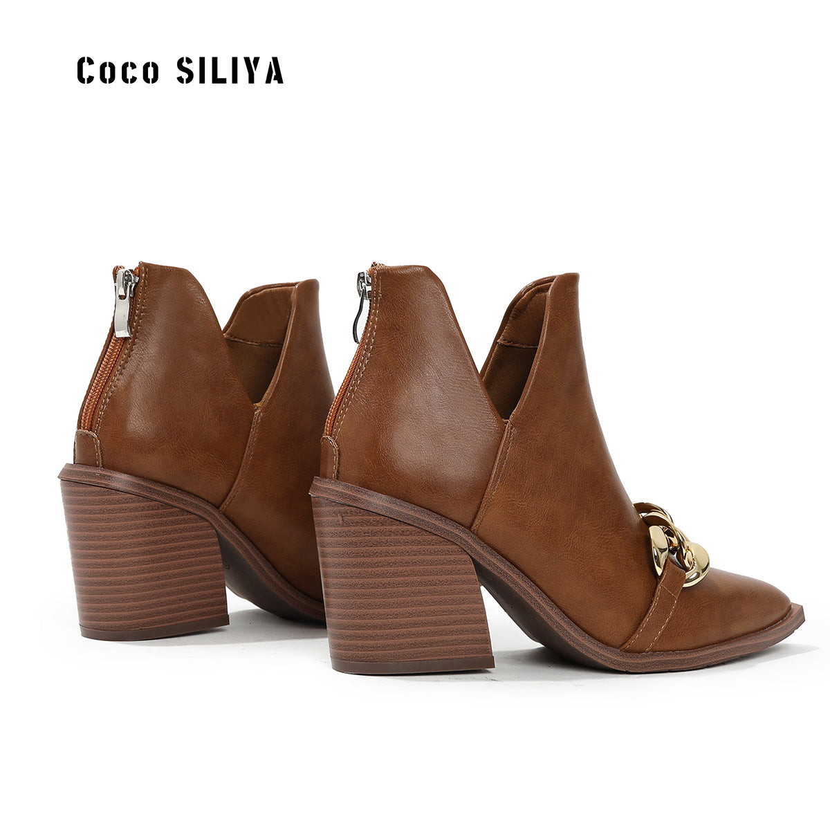 Thick Heel Chelsea Boots