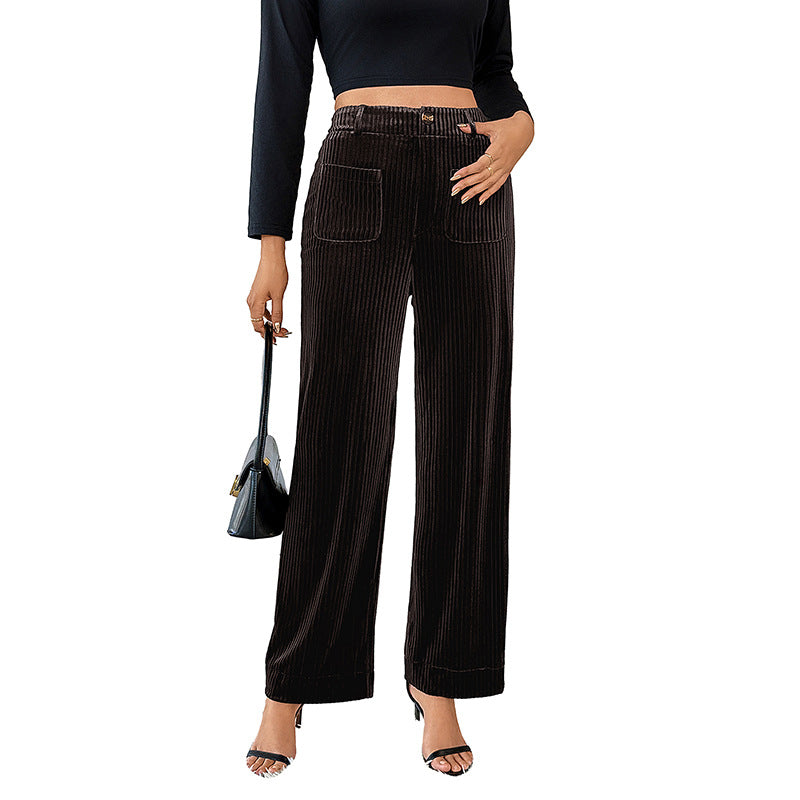 Straight Leg Trousers