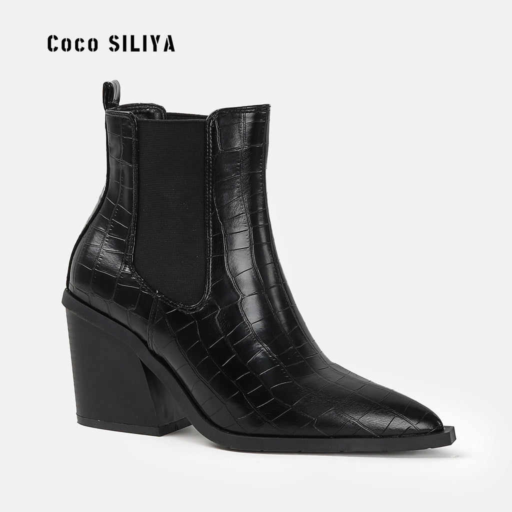 High Heel Chelsea Boots