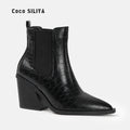 High Heel Chelsea Boots