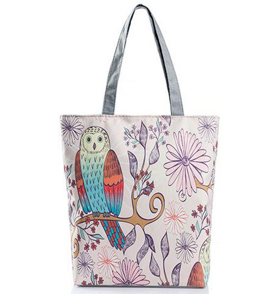 Owl Canvas Tote Bag