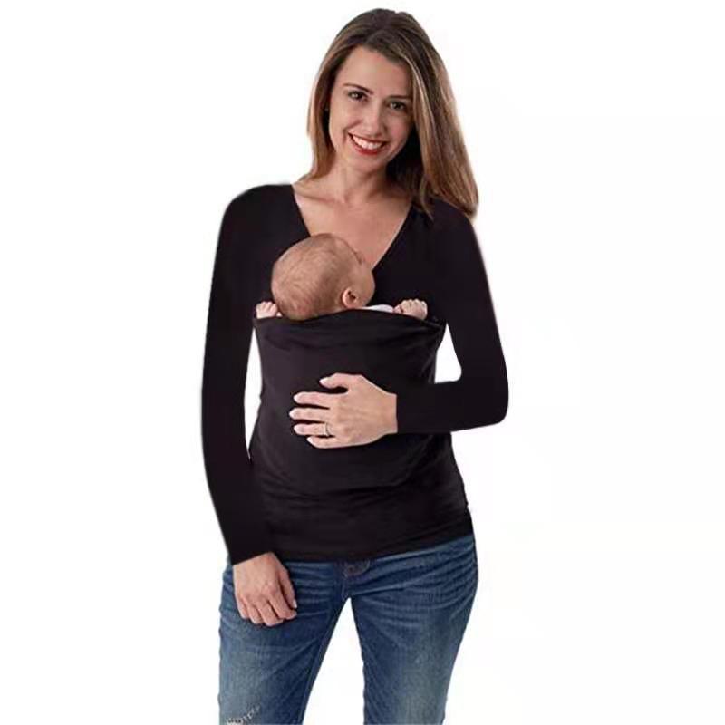 Kangaroo Pocket Maternity Tee