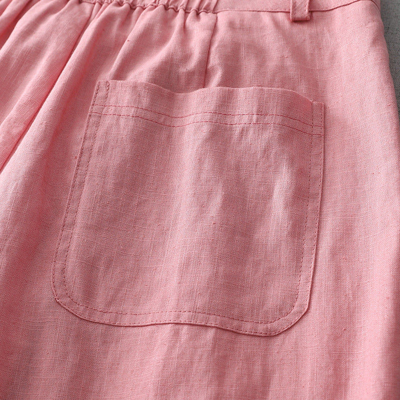 Linen Wide Leg Pants