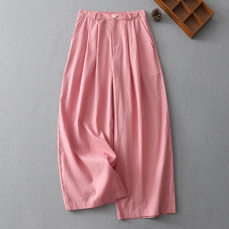 Linen Wide Leg Pants