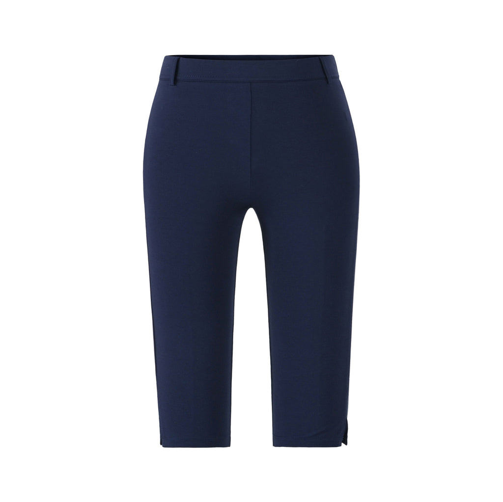 Elastic Cropped Pants