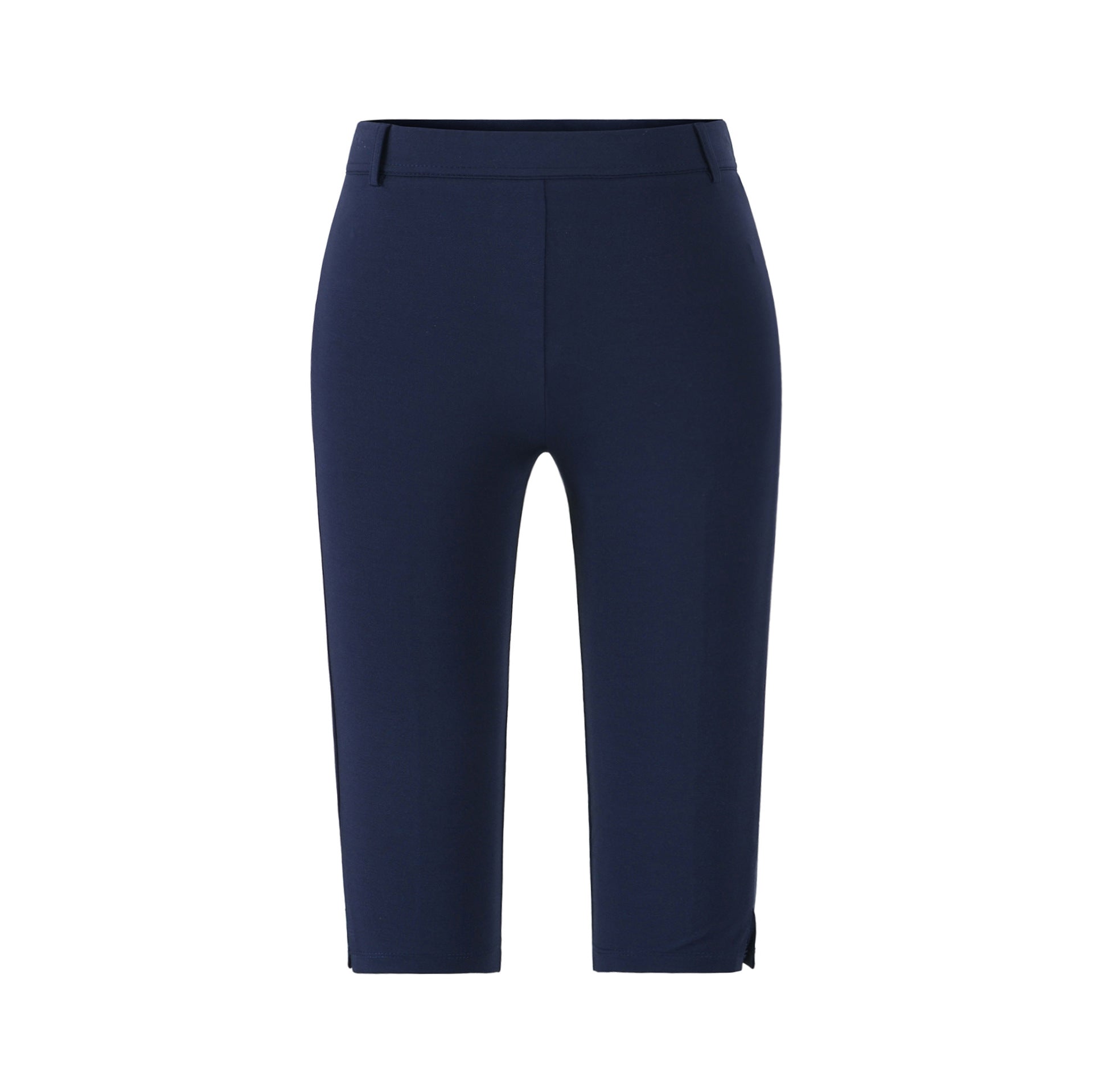 Elastic Cropped Pants