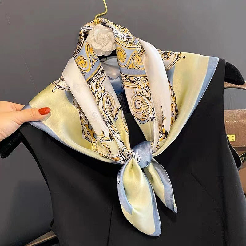Printed Silk Beach Shawl