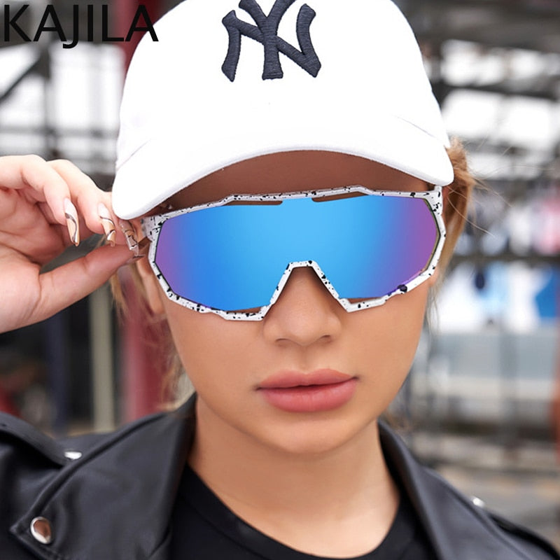 Oversized Shield Sunglasses