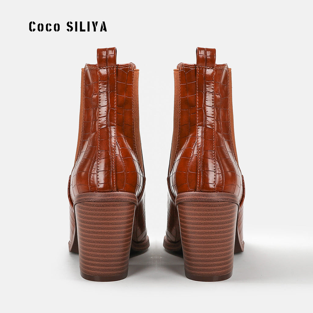 High Heel Chelsea Boots