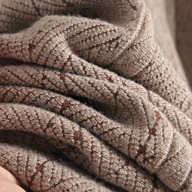 Knitted Pleated A Line Skirt