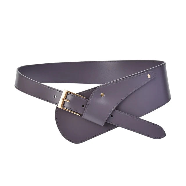 Wide Fashion Leather Belt