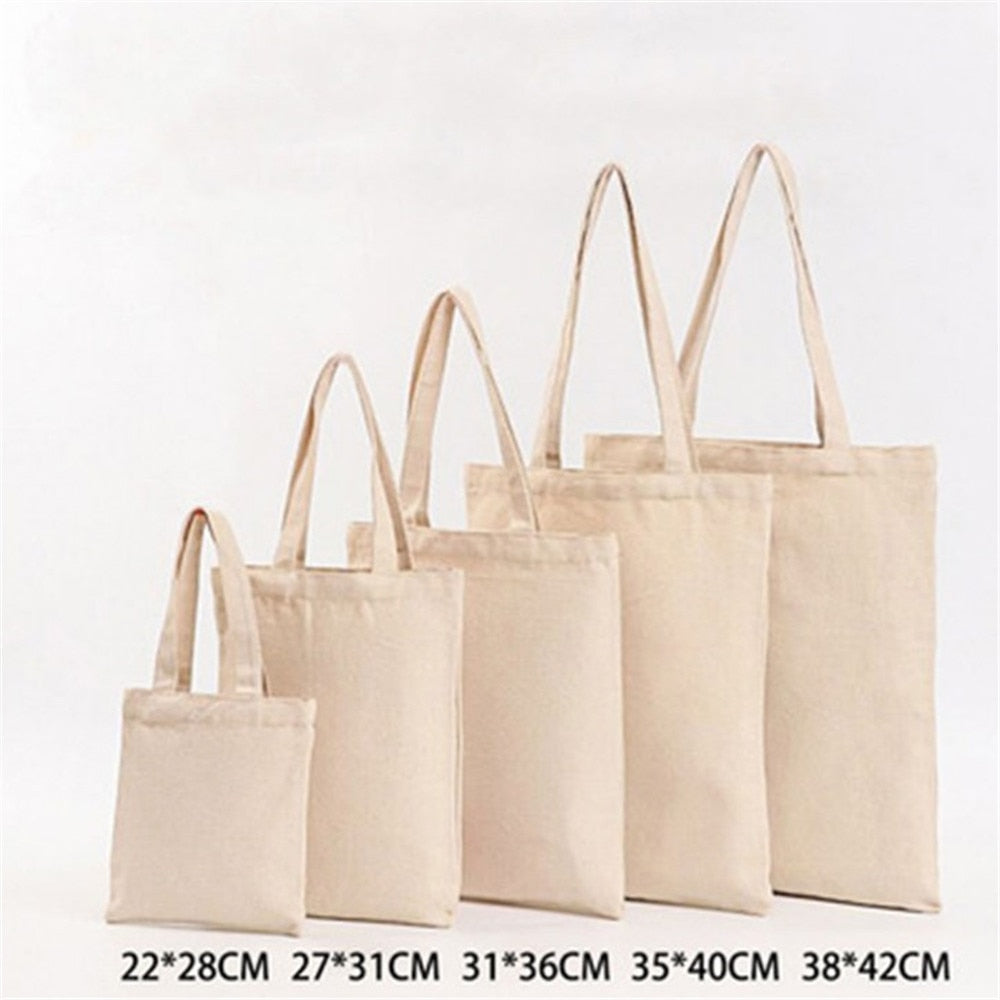 Reusable Shopper Canvas Tote