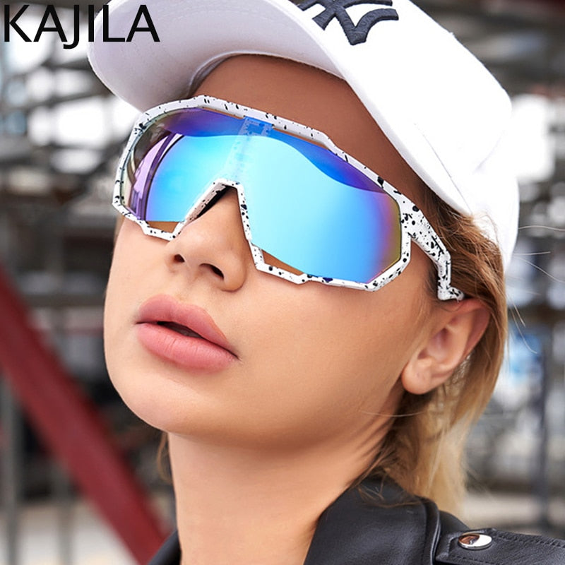 Oversized Shield Sunglasses