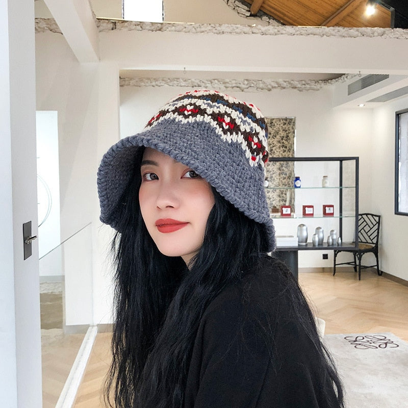 Knitting Bucket Hat