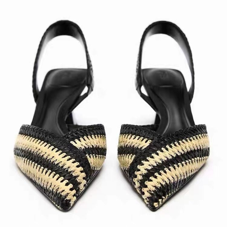 Kitten Heel Slingbacks