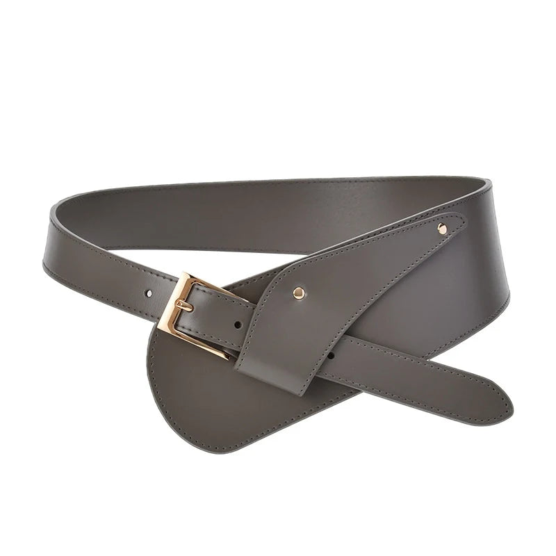 Wide Fashion Leather Belt