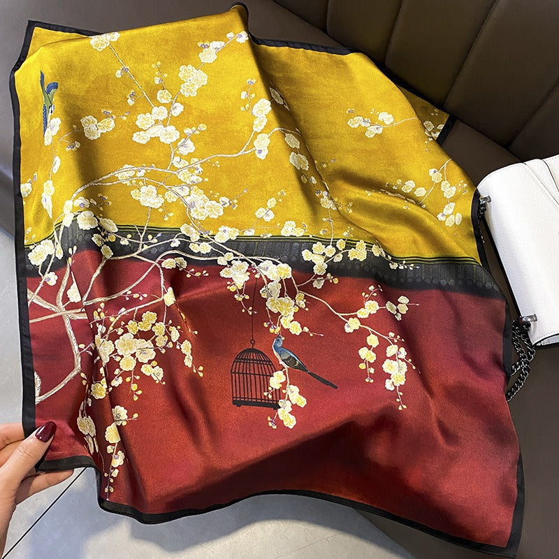 French Silk Square Scarf