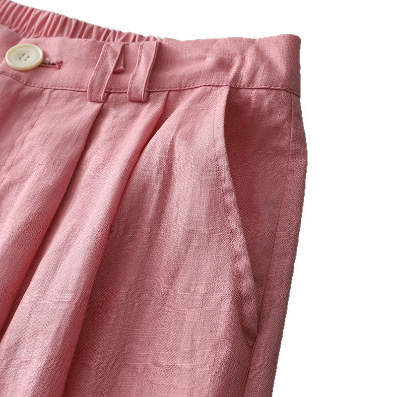 Linen Wide Leg Pants