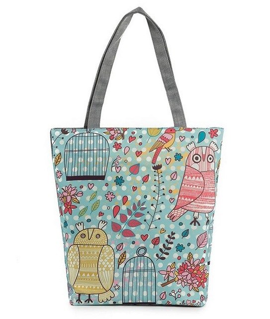 Owl Canvas Tote Bag