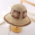 Crochet Straw Bucket Hat