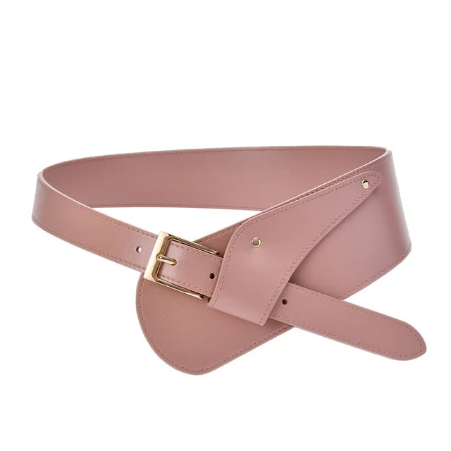 Wide Fashion Leather Belt