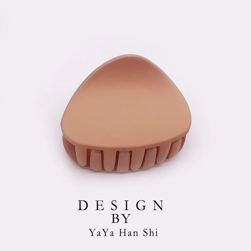 Solid Color Hair Claw Clip