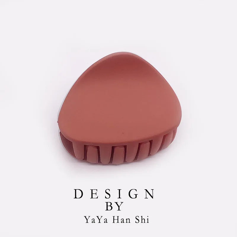 Solid Color Hair Claw Clip
