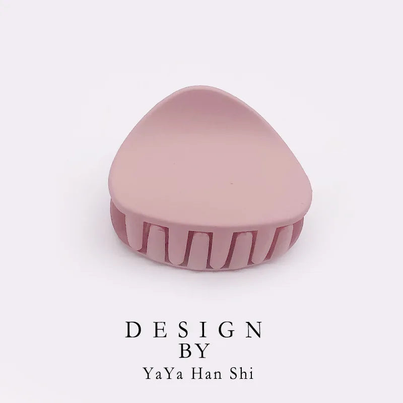 Solid Color Hair Claw Clip